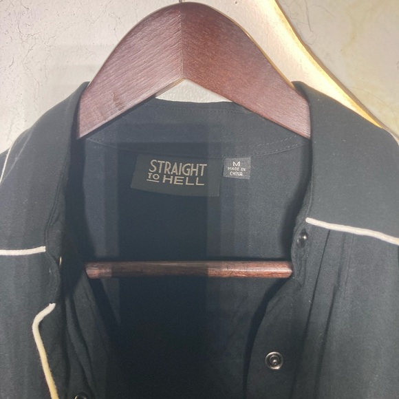 Straight to hell cowboy shirt Medium - Picture 3 of 4